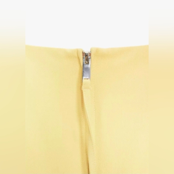 Zara Light Yellow Midi Dress - Picture 5 of 7